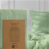 Hausfelder: federa per cuscino in mussola di cotone 80x80, colore verde