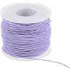 PATIKIL Elastico Per Braccialetti 164 Ft/50 Metri Lunghezza 1 Mm Diametro 1 Rotolo Resistente Cordino Elastico Per Creazione Gioielli Collane Bijoux Craft Fai Da Te Viola Chiaro