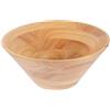 DOITOOL Insalatiera in Legno Ciotola da Portata E Mixing Bowl da 5.80 in Design a Cono per Mescolare E Versare per Casa Ristoranti E Bar