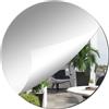 SUEOUX Specchio autoadesivo in acrilico da 30 cm, rotondo, HD, adesivo, grande plastica senza cornice da 2 mm, per la casa, il bagno (30 x 30 cm x 2 mm)