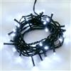 Hellum Catena Luminosa LED per Esterno o Interno I con Timer I Catena Luminosa a Luce Bianca Fredda alimentata a corrente con 40 LED I Cavo Verde <59 lm 151213