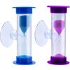 AIMEKE 2 pezzi clessidra per bambino, 2-3 minuti, orologio timer da cucina, lavarsi i denti