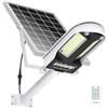 intelamp Lampada solare da esterno, doppio sensore, 12500 mAh, 3000 lm, proiettore solare per esterni, super luminoso, con telecomando, 4 modalità lampada solare per garage, strade e corsi