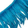 Sowder Rooster Hackle - Frange in piuma, 25,4-30,5 cm di larghezza, confezione da 1 m (turchese)