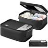 ONTYZZ Sacchetti Sottovuoto Vestiti Riutilizzabili TPU Buste Sottovuoto Viaggio con IP67 Cerniera Impermeabile Borse Organizer Cubi di Imballaggio per Viaggi D'affari