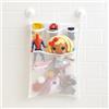 Your Day Mate Organizzatore per Giocattoli per Vasca da Bagno e Doccia, Rete per Giochi da Bagno per Bambini, Sacca a Rete Portaoggetti da Appendere, Effetto Antimuffa, Poliestere, 4 ganci ventosa + 2 Ganci Adesivi