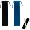 Helweet Flauti Custodia, Custodia Flauto Dolce Soprano, Soprano Recorder, Flauto per Bambini Custodia, Ideale per Flauti, Clarinetti, Bacchette, Armoniche, Cucurbitacee, 2 Pezzi (Blu + Nero)