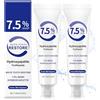 Muiefe 2 Pezzi Idrossiapatite Dentifricio, 7.5% Hydroxyapatite Toothpaste Senza Fluoro per Riparazione Dello Smalto, Dentifricio Sbiancante per Denti Sensibili, Rafforzamento dei Denti, Alito Fresco (120g)