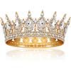 Healvian da regina con strass e diademi per donne, accessori per capelli, diadema da sposa, diadema da regina di compleanno, 15.00X15.00X8.00CM, Fascia per capelli