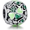 Simphman Ciondolo in argento sterling 925, per braccialetti e collane europei, per tutti i giorni, amore, famiglia, regalo per donne, one size, Metallo, Zirconia cubica