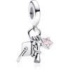 Simphman Estate Oceano Sterling 925 Charms Dangles Granchio tartaruga polpo mare per braccialetti e collane Cadeaux per donne donne donne famiglia e amici, one size, Metallo, Zirconia cubica