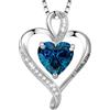 LAVUMO Collana Donna Ciondolo Cuore Inciso I Love You Collana Argento 925 Donna Finitura Oro/Rodio/Oro Rosa Amore Gioielli Regalo per Fidanzata Moglie (Ottone-Argento-09-settembre)