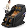 FURNIMAT Poltrona massaggiante 3D, Poltrona massaggiante per tutto il corpo SL-Track, 8 airbag, Riscaldamento gambe e vita, Controllo vocale AI e altoparlante Bluetooth, Gravità Zero