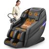 FURNIMAT Poltrona massaggiante 3D, Poltrona massaggiante per tutto il corpo SL-Track, 8 airbag, Riscaldamento gambe e vita, Controllo vocale AI e altoparlante Bluetooth, Gravità Zero