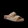 SCHOLL SHOES BORA 2 BUCKLES LEASUE W DARK BEIGE 37