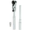 KS Tools 918.1590 Set per cricchetto telescopico 1/4 con adattatore per bussole, 3 pz