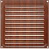 Brinox B70220Z - Griglia di ventilazione in legno scuro, 15 x 15 cm