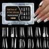 Moguxb Unghie Finte 288 Pezzi Forme per Unghie Trasparenti con Scala Graduata Dual Form 12 Stili Modelli per Extension Unghie a Copertura Totale per Nail Art Design, Extension Unghie