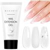 Makartt Gel Ricostruzione Unghie - Poly Nail Gel Acrilico per Unghie Ispessente, Estensione Unghies Gel a Lunga Durata, Acrygel Builder Nail Gel per Principianti e Professionisti, 50ML(Trasparente)