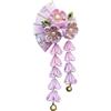TINAYAUE Fermagli per capelli giapponesi per ragazze - Carino kimono - Frange giapponesi - Accessori per capelli - Kimono Geisha - Chouchou per capelli - Fiore - Accessorio di capelli squisito da sposa