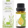Essences Bulgaria Olio Essenziale di Tea Tree Biologico 15 ml | Melaleuca alternifolia | 100% Puro e Naturale | Non Diluito | Grado Terapeutico | Aromaterapia | Cosmetici | Senza crudeltà | Non OGM