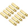 PATIKIL 15mm+6mm M2.5 Viti Fissaggio 40pz Ottone Esagonali PCB Fissaggio Dadi per Schede Madri Custodie Computer Schede Circuito Elettronici Tonalità Oro