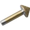 BQLZR 90 Gradi Testa Conica Brazed Diamond CNC Router Bit Tool 8mm Shank Dia Frese Rotative per Pietra Granito Intaglio Incisione