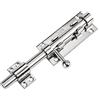 Litensh Serratura di sicurezza per cancello scorrevole resistente, Chiavistello Catenaccio Porta Serratura di sicurezza con foro per lucchetto, in acciaio inossidabile 304, diametro 14 mm, 200 mm
