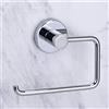 VINN DUNN BESPOKE Vinn Dunn BoldLOOK - Portarotoli, Porta rotolo di carta igienica da parete per bagno/cucina, cromato