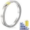 YIFLorine TANG Nastro di Nickel,10M Nichel Striscia Nastro In Nichel 0.15 x 8 mm Nastro Nichel Accessori Piattina Nickel per Batterie per Connettere Delle Batterie Spot Welding 18650