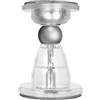 Lunaanda Fermaporta magnetico, autoadesivo, fermaporta in acciaio inox, senza foratura, per montaggio a pavimento o a parete, per casa, ufficio (trasparente)