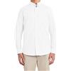 Nautica Camicia da Uomo con Bottoni Oxford a Maniche Lunghe a Maniche Lunghe, Bianco, XL