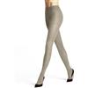 FALKE Family W Ti cotone sostenibile tinta unita 1 pezzo, Collant Donna, Beige Linen Melange 4541, 48-50