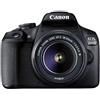 Canon Eos 2000D + 18-55 F3.5-5.6 DC III GARANZIA UFFICIALE 2 ANNI ITALIA