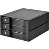 Silverstone SST-FS303-12G enclosure esterna a 3 alloggiamenti nera