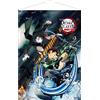 POPbuddies Wallscroll Demon Slayer: Mugen Train - Tanjiro i Enmu 50 x 70 cm