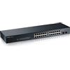 Zyxel 24-porte Gigabit Switch | Gestione Smart | Montaggio in rack e senza ventola | VLAN, IGMP, QoS | Garanzia a vita [GS1900-24]