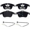 TRW GDB1818 Pastiglie Freno Set di 4 para Peugeot 508 SW I (8E_) 2010-2018 Assale anteriore e Altri Veicoli
