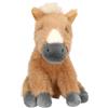 Depesche 14044 Miss Melody - Cavallo di Peluche Beige con Toppa Color Crema, con Pelo Morbido e Occhi Neri, Peluche Alto Circa 20 cm
