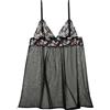 YAMAMAY - Sottoveste Spalline Fini Regolabili, Nero, Linea Milli, Donna, M