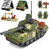 Mould King 24073 T-72B3 - Blocchi di costruzione con accessori da campeggio, kit di modellismo militare, idea regalo per adulti e ragazzi (513 pezzi)