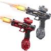 UROINT Pistola Ad Acqua Elettrica Per Bambini, Fucile Ad Acqua Automatico A Lunga Gittata, Electric Water Gun Luce Led Giocattoli Da Piscina Regali Per Adulti Ragazzi Ragazze (Pistola Nero Rosso)