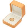 PATIKIL Scatola Per Monete,Scatola Per Presentazione Monete Scatola Per Monete Custodia Per Monete Con Portamonete Adatto A Monete Da 25mm Per Collezionisti Di Dollari D'argento,Arancione