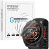 NEWZEROL 4 Pezzi Vetro Temperato Compatibili per Garmin Fenix 8 pro AMOLED 47mm/ Huawei GT 2 Pro Pellicola Protettiva, [Senza Bolle] [Anti-Graffio] Pellicola protettiva per schermo ad alta risoluzione