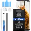 Elephantstory Batteria per Samsung Galaxy S10 Plus/ S10+ SM-G975, 4100mAh Alta Capacità Batteria ai Polimeri di Litio Codice EB-BG975ABU, con Kit di Strumenti di Riparazione
