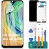 SRJTEK Per Samsung Galaxy M32 4G Display LCD Per Samsung Galaxy M32 4G Schermo di Ricambio Per Galaxy M32 4G Touch Screen SM-M325F Kit di Riparazione Digitalizzatore (con cornice, nero)