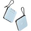 VRURC Power bank 20000mAh, PowerBank Ricarica Rapida 22.5W USB C Batteria, Caricabatterie per Telefono e Display LED, per iPhone Samsung Google LG Telefono Android, Blu