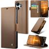 Rerzoiro Cover per Xiaomi Redmi 13 /Poco M6 4G Custodia Portafoglio [Blocco RFID] Premium Pelle PU Wallet Case Flip Libro con Porta Carte Slot Supporto Flip Case per Redmi 13 /Poco M6 4G, Marrone