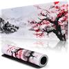 ECHOBUY Sakura Tappetino Mouse XXL 900x400mm Impermeabile Mouse Pad Tappetino Mouse gaming Tappetino Scrivania Adatto per Uffici e Scrivanie da Gioco