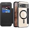 Emlivi Custodia per Google Pixel 7a, 2-IN-1 magnetica [ricarica wireless] [scomparto per carte] Custodia magnetica in pelle di alta qualità, pieghevole, resistente agli urti, per Pixel 7a, colore: